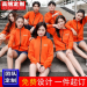 上海秋季外套立領撞純色精梳滌棉長袖衛衣logo工作服學生班服